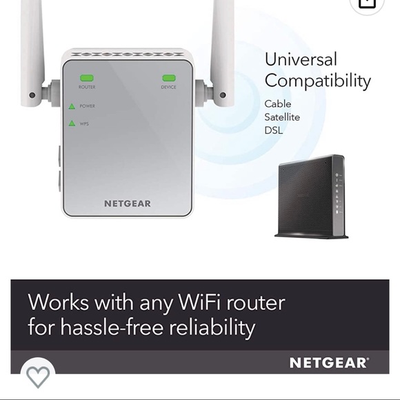 NETGEAR EX2700 300 Mbps WiFi Range Extender - Picture 3 of 10